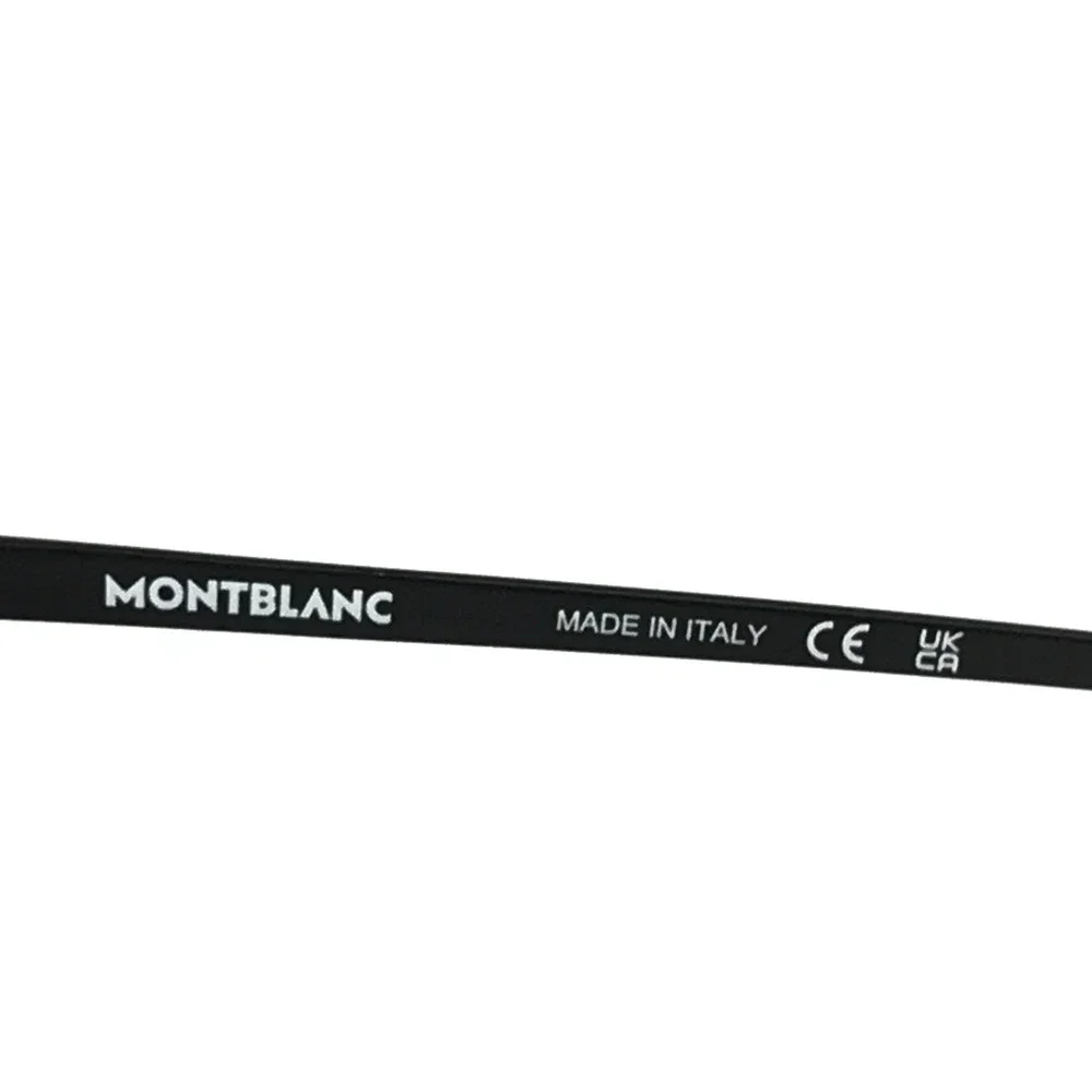 Montblanc Eyeglasses Frames MB0284OA 004 Black Square Asian Fit 56-18-145